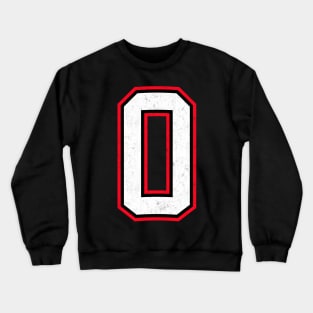 Number Zero 0 Crewneck Sweatshirt